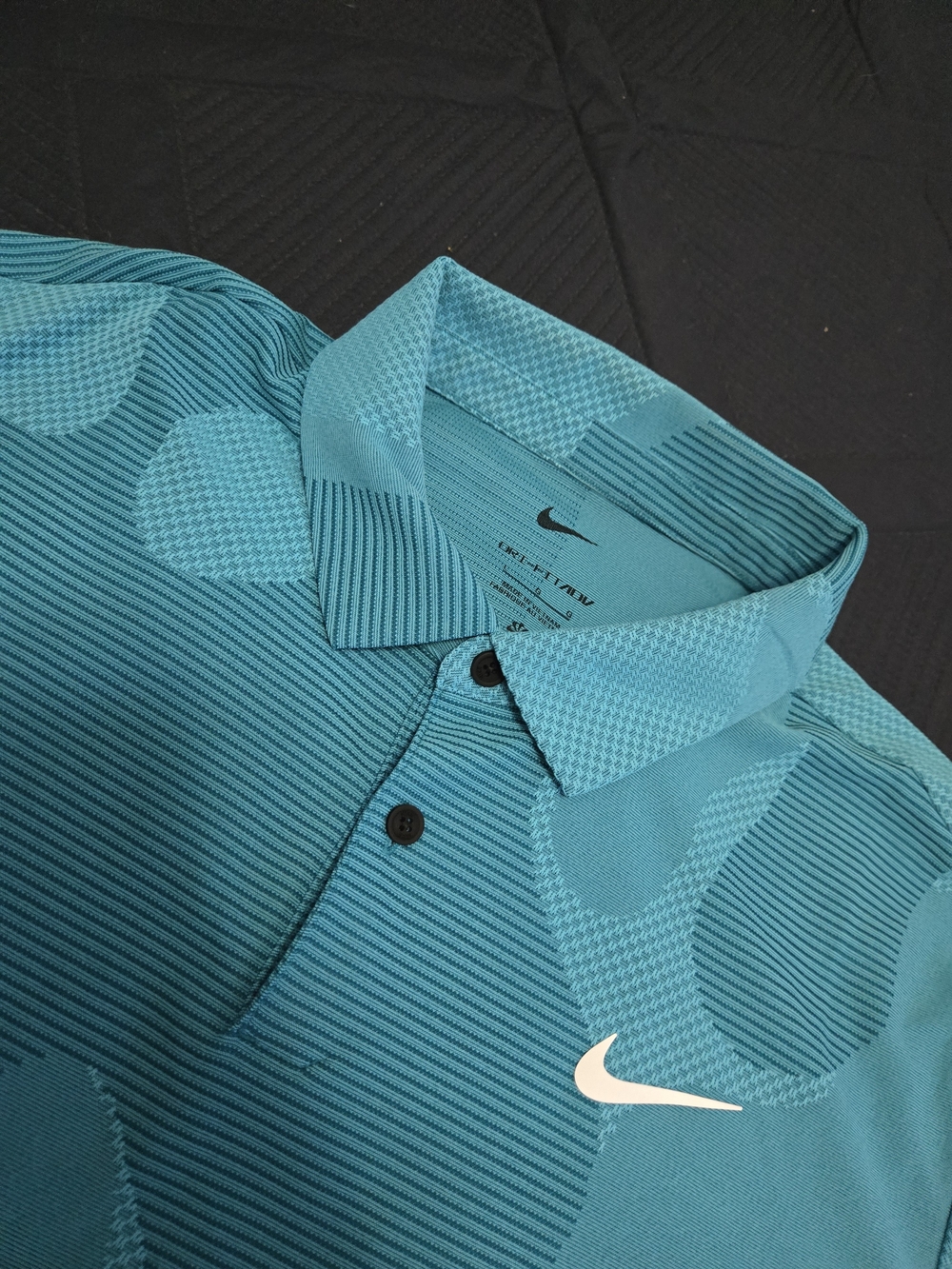 Nike Men’s Teal Dri-FIT AOV  Polo Shirt sixe L